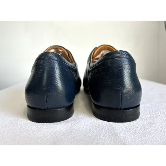 Porsche Design Men's Italian Torino Leather Oxford Shoes in Blue - Sz 10 - Picture 8 of 14